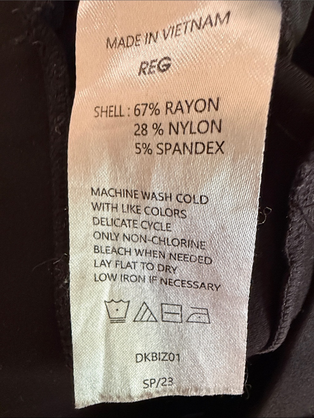 Quince Black Stretch Knit Ankle Pants Medium Pull-On Career Casual Rayon Nylon - Picture 5 of 7